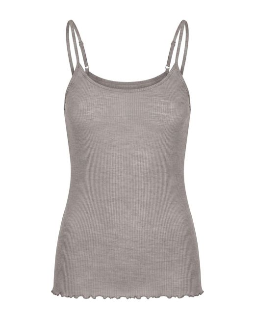 Majestic Filatures Brown Tank Top Micro Modal, Cashmere