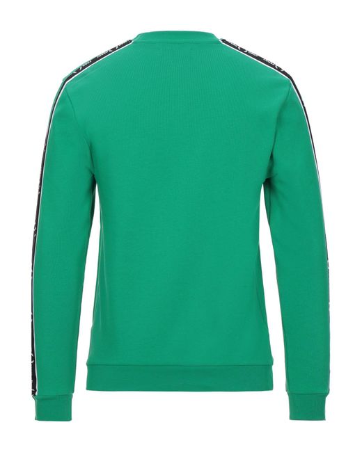 Fred Perry Sweatshirt in Green for Men | Lyst