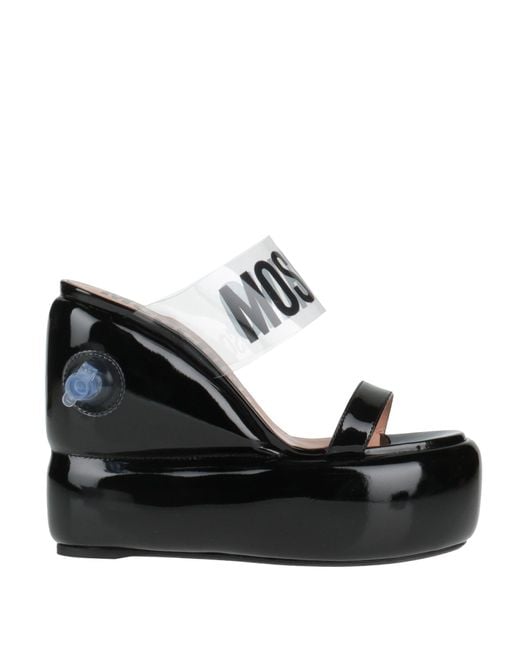 Moschino Black Sandals