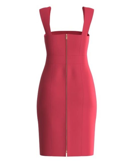 Guess Red Midi-Kleid