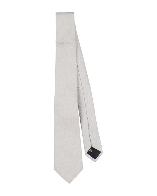 Tagliatore White Ties & Bow Ties for men