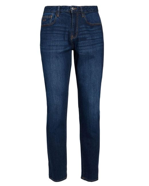 ARMANI EXCHANGE Blue Jeans Cotton, Elastane for men