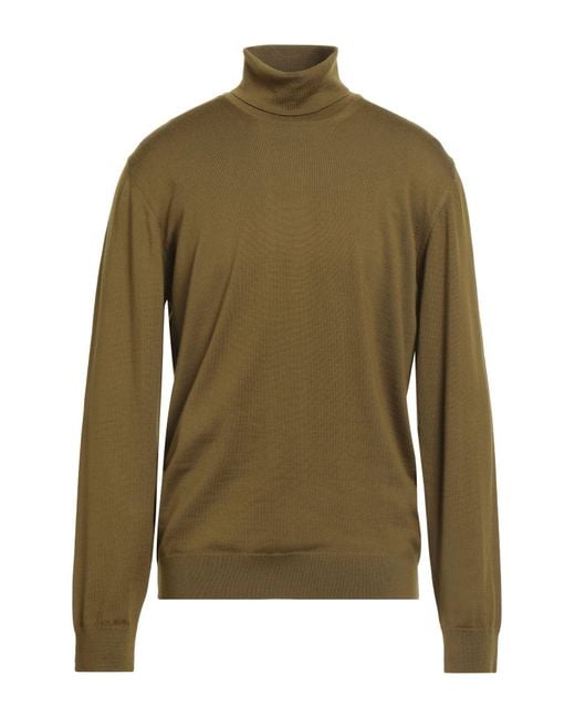 Alpha Studio Green Turtleneck for men