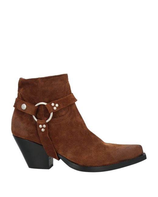 Sonora Boots Women's Brown Ankle Boots Leather