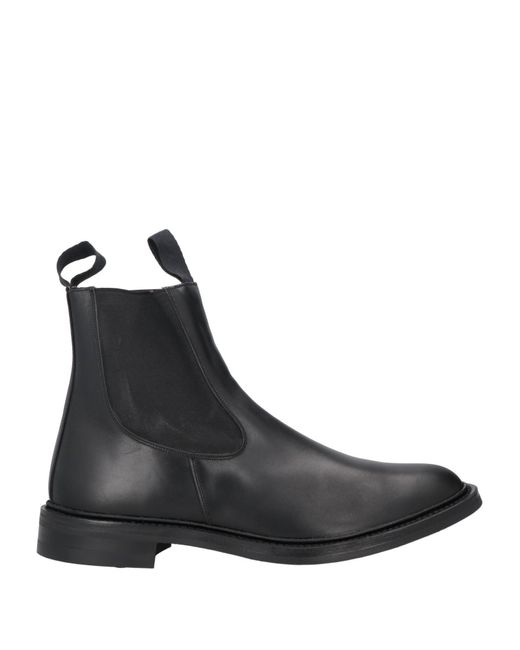 Tricker's Black Ankle Boots for men