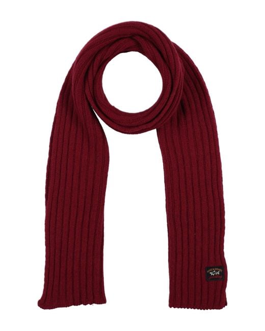 Paul & Shark Red Scarf for men