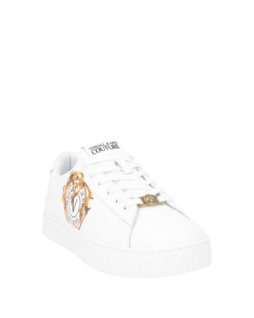 Versace Jeans Couture White Trainers