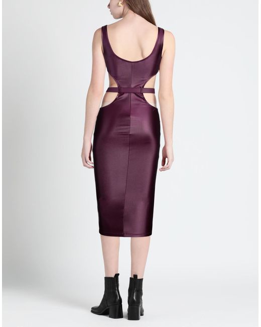 Versace Purple Midi Dress