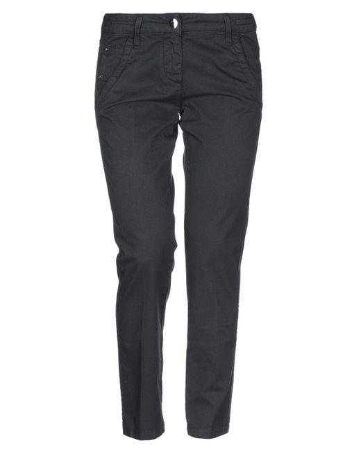 Jacob Cohen Blue Pants Cotton, Elastane