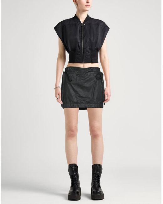 Ann Demeulemeester Black Minirock