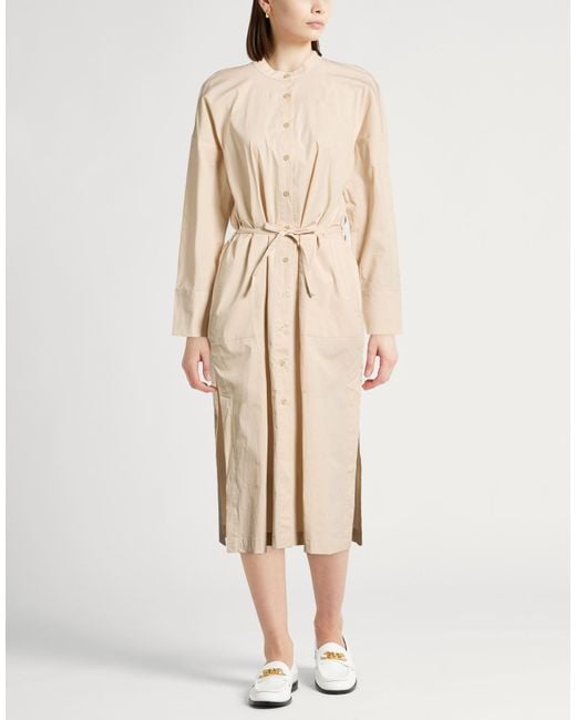 Alpha Studio Natural Midi Dress