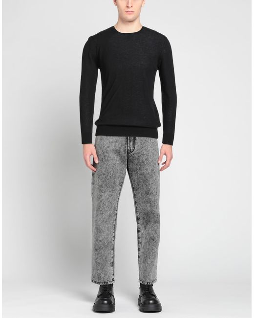 Diktat Black Sweater for men