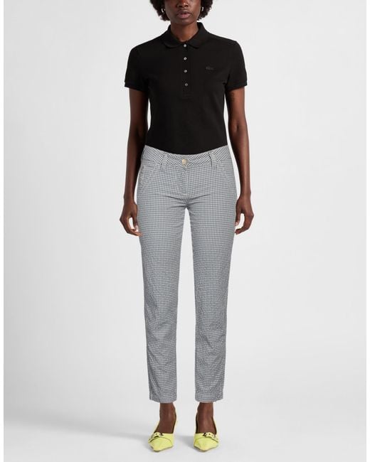 Jacob Cohen Gray Pants Cotton, Elastane