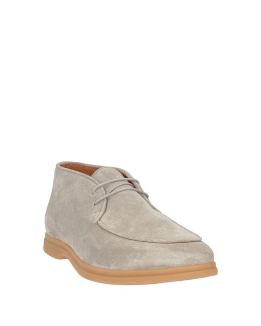 Eleventy Gray Ankle Boots for men