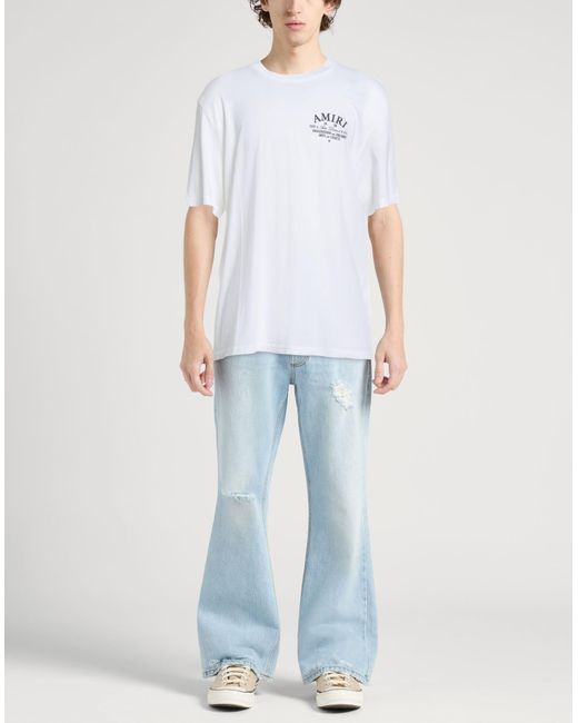 Amiri White T-Shirt Cotton for men