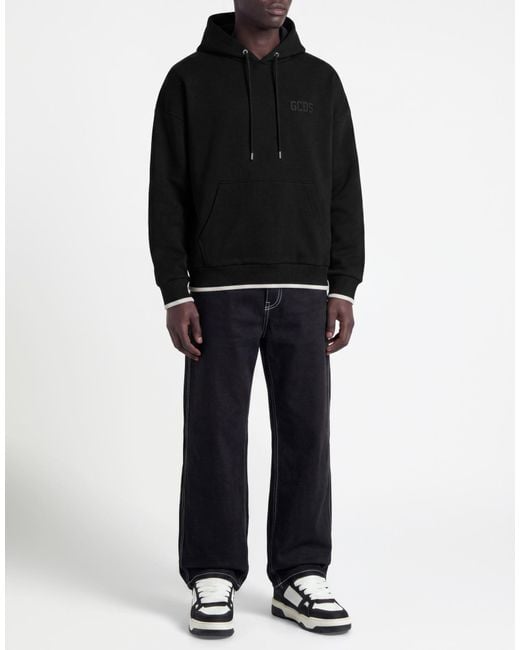 Gcds Blue Sweatshirt Polyester, Elastane for men