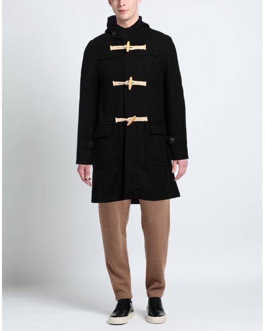 Bark Black Coat for men