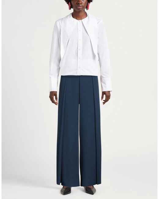 Diana Gallesi Blue Pants Polyester
