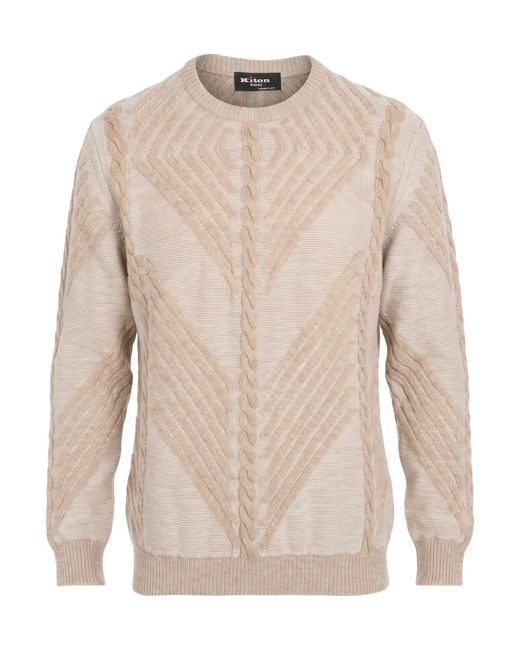 Kiton Natural Jumper for men
