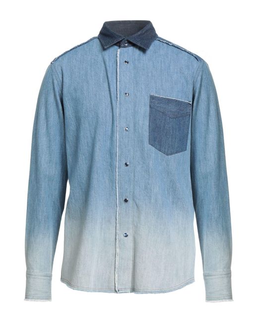Isabel Marant Blue Denim Shirt Cotton for men