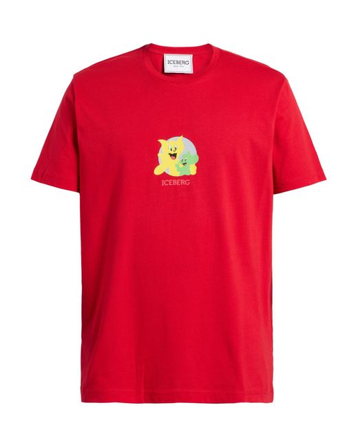 Iceberg Red T-Shirt for men