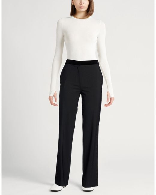 Antonelli Black Pants Polyester, Virgin Wool, Elastane