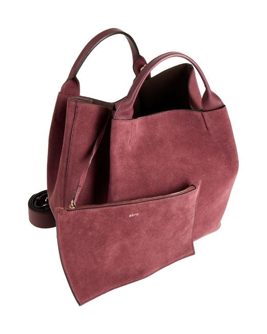 Abro⁺ Red Handbag Leather