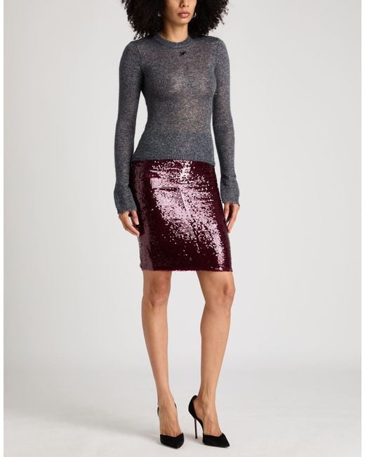 Kocca Red Mini Skirt Polyester, Elastane