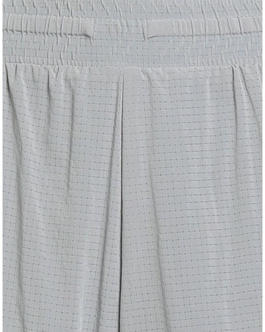 Y-3 Gray Shorts & Bermuda Shorts Polyamide, Elastane