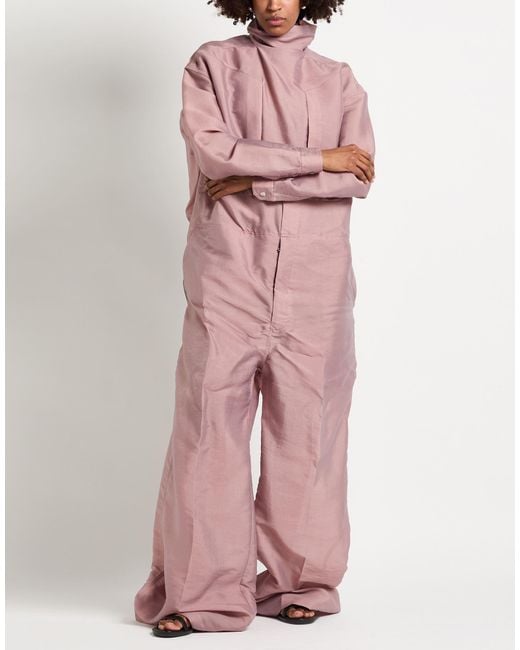 Rick Owens Pink Jumpsuits