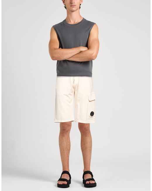 C P Company Natural Shorts & Bermuda Shorts for men