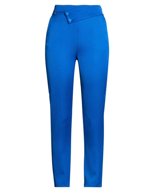 Liu Jo Blue Bright Pants Polyester