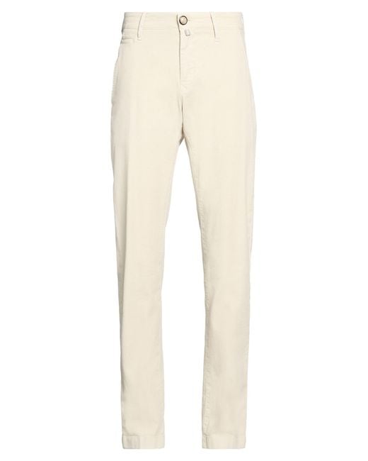 Jacob Cohen Natural Pants Cotton, Elastane for men