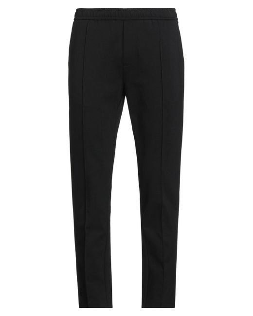 Liu Jo Black Pants Viscose, Polyamide, Elastane for men