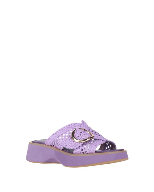 Emanuélle Vee Purple Sandals