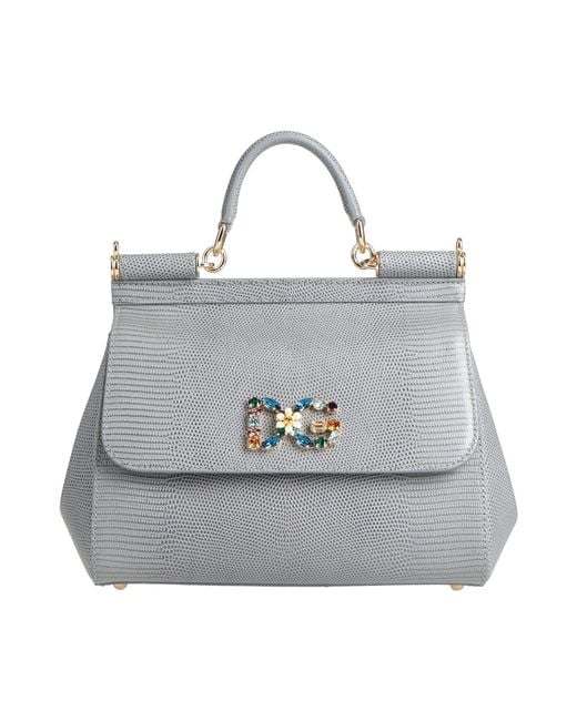 Dolce & Gabbana Gray Handbags