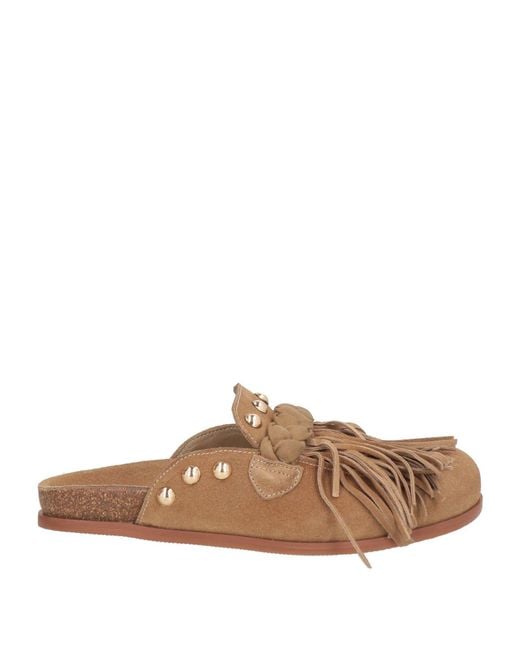 Emanuélle Vee Brown Mules & Clogs