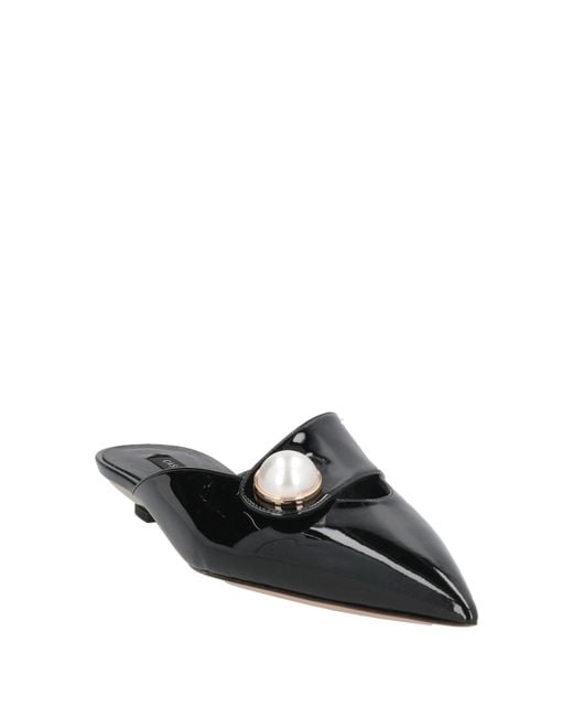 Casadei Black Mules & Clogs