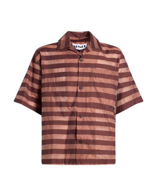 Sunnei Red Shirt Cotton, Elastane for men