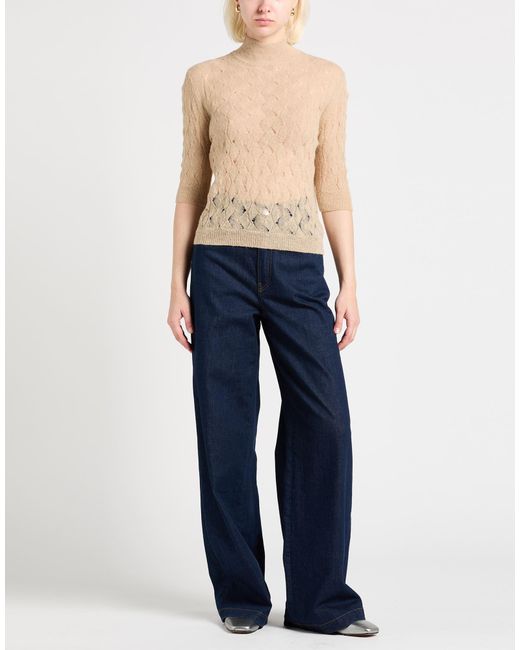Dondup Natural Turtleneck Alpaca Wool, Wool, Polyamide