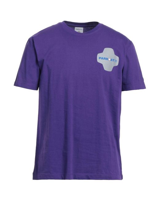 Parkoat Purple T-Shirt Cotton for men