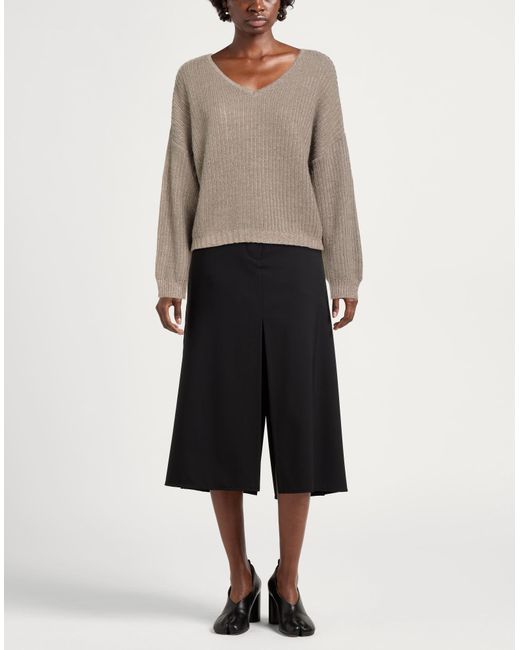 CafeNoir Natural Khaki Sweater Viscose, Acrylic, Polyester, Wool, Alpaca Wool