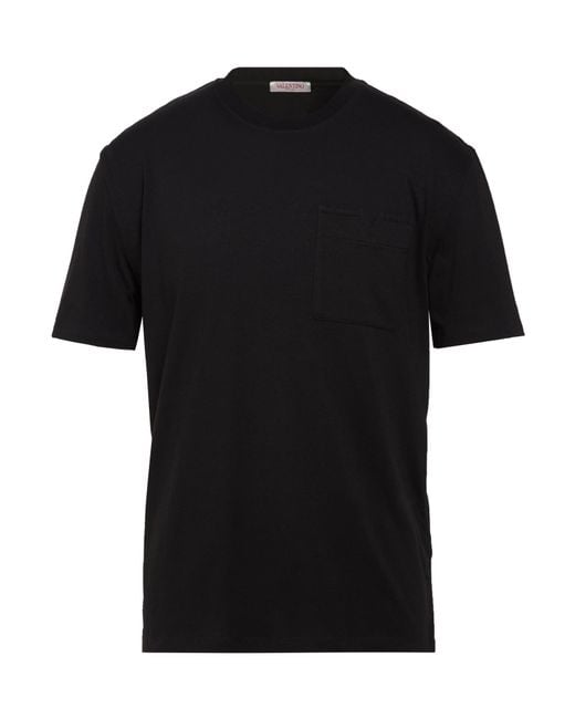 Valentino Garavani Black T-Shirt Cotton for men