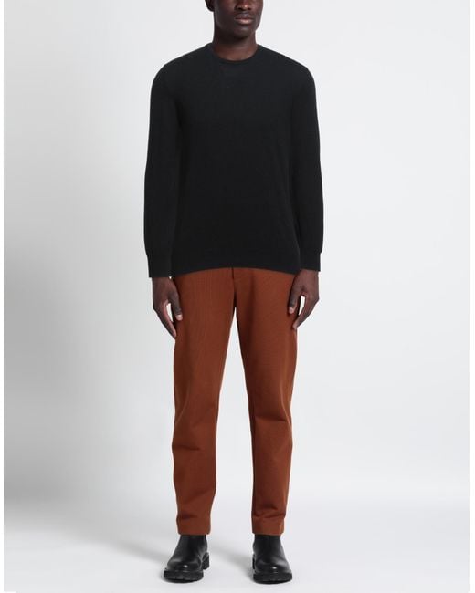Gran Sasso Black Sweaters for men