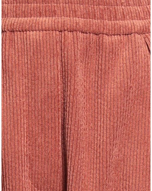 8pm Red Pants Polyester, Nylon, Elastane
