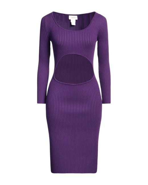 ViCOLO Purple Midi Dress