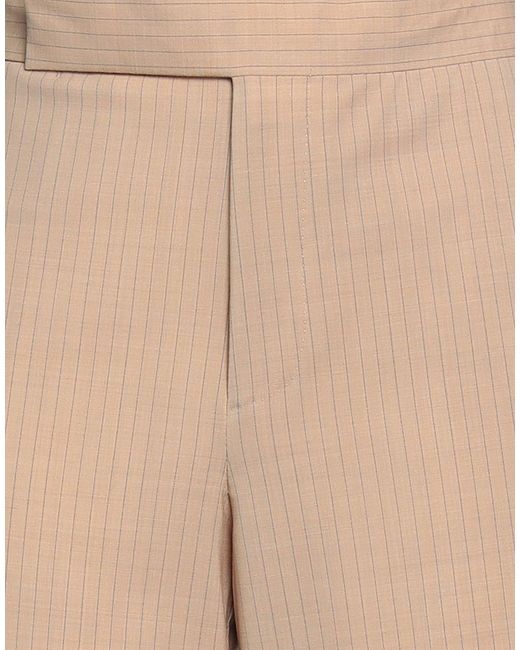 Lardini Natural Shorts & Bermuda Shorts Wool, Elastane
