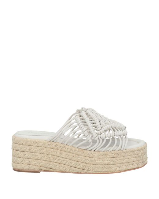 Paloma Barceló White Espadrilles