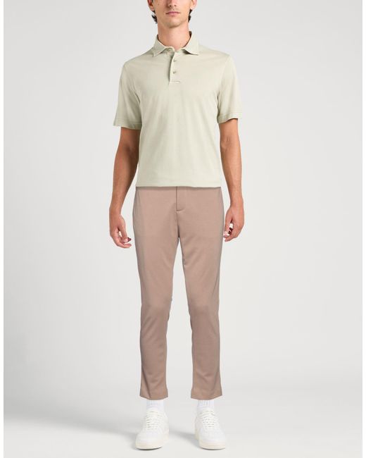 Daniele Alessandrini Natural Pants Polyester, Viscose, Elastane for men