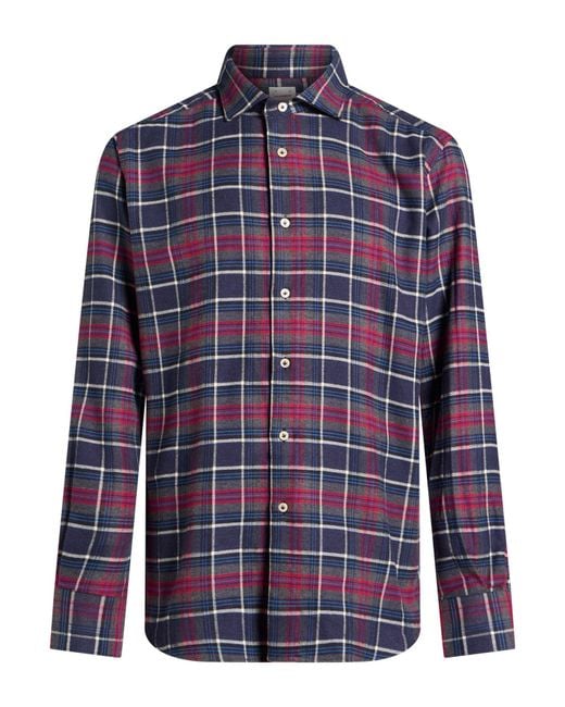 ALEX INGH Blue Shirt Cotton for men